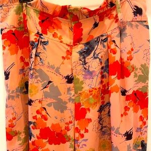 NEW LOST INK Plus Size FLORAL PANTS High Waisted